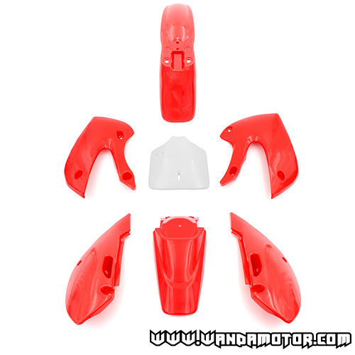 Plastic kit KLX red